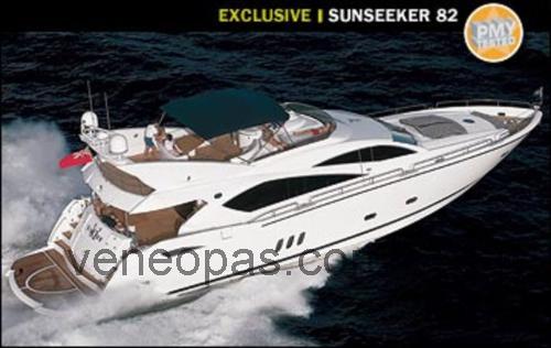 Sunseeker 82 Tekniset tiedot ja arvostelut